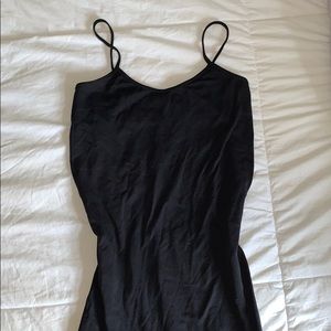Black bodycon dress